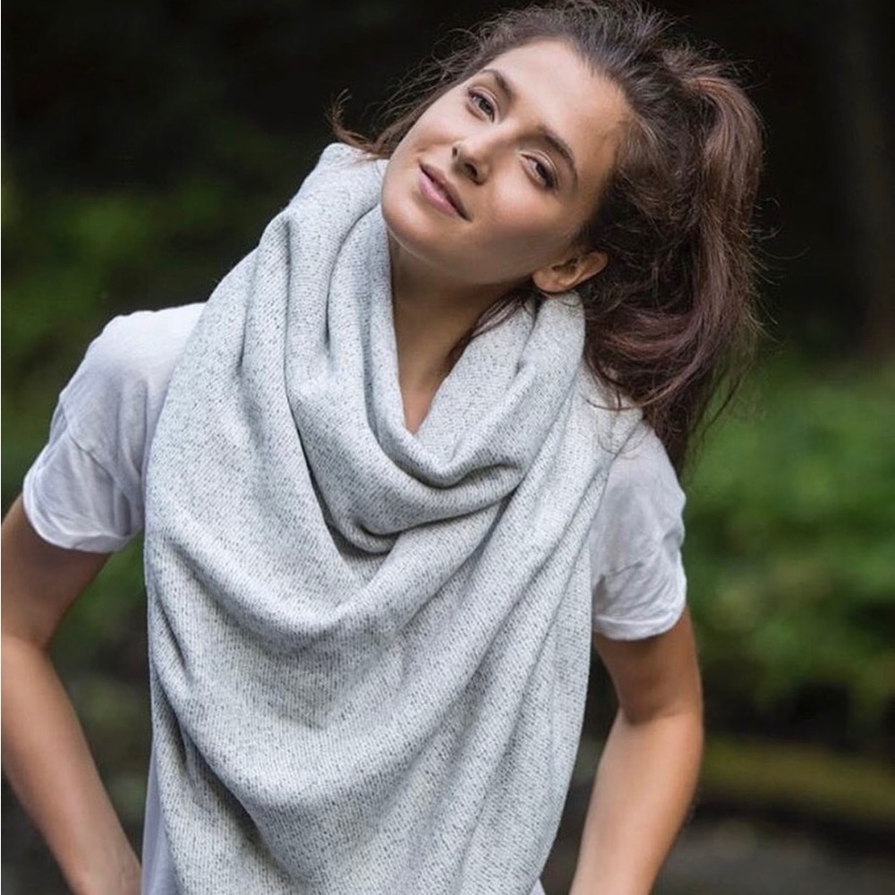 Blondie Apparel Purple Poncho/Scarf